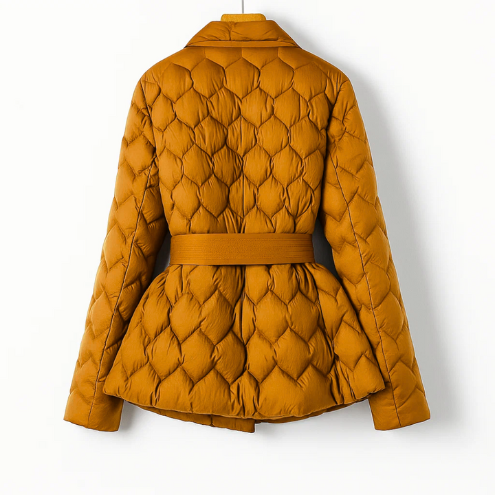 Sophia™ | Puffer Jacket with Waist Belt