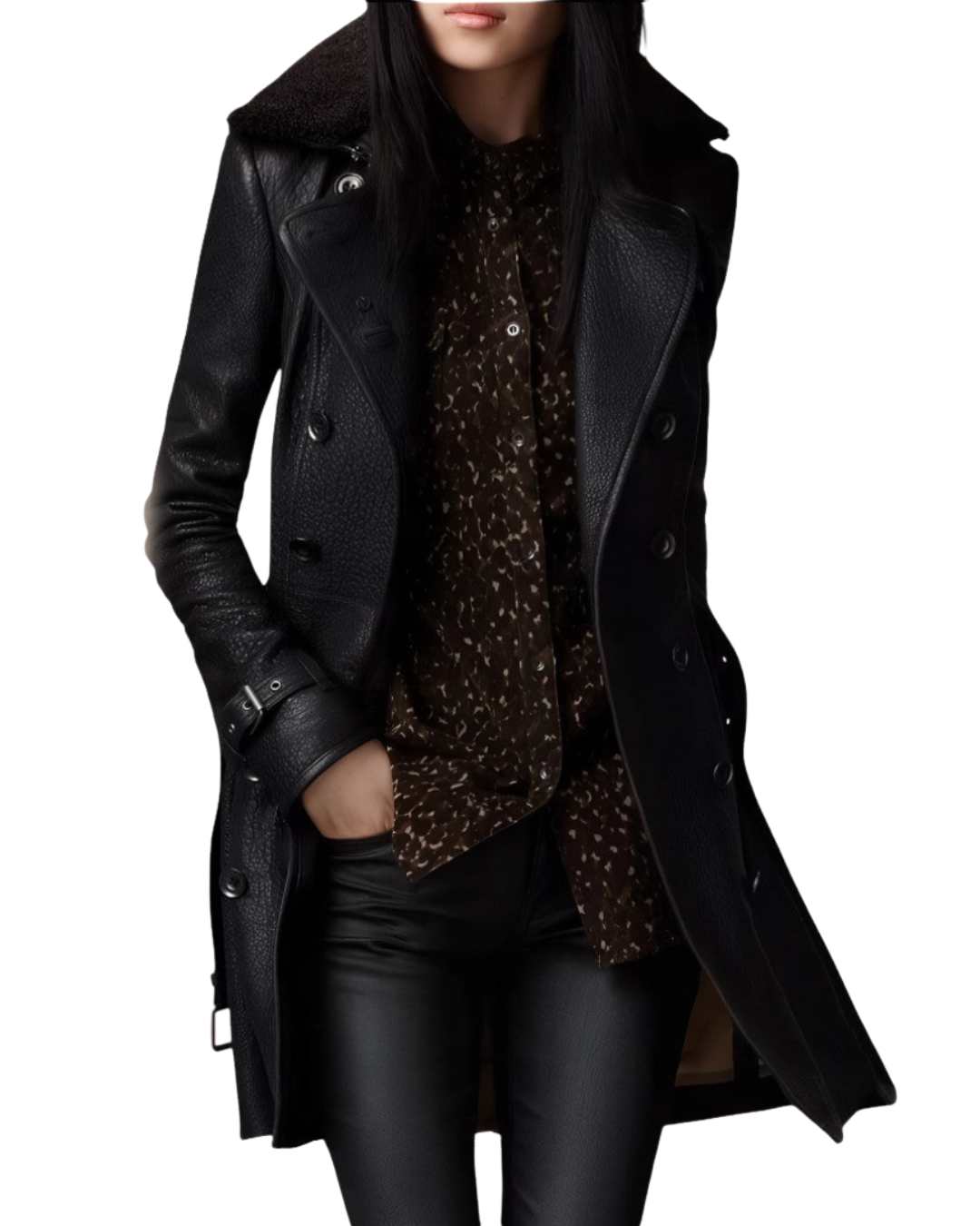 Romy | Modern trench coat with sophisticated lines and versatile style