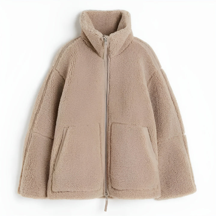 Olivia – Cozy Teddy Jacket