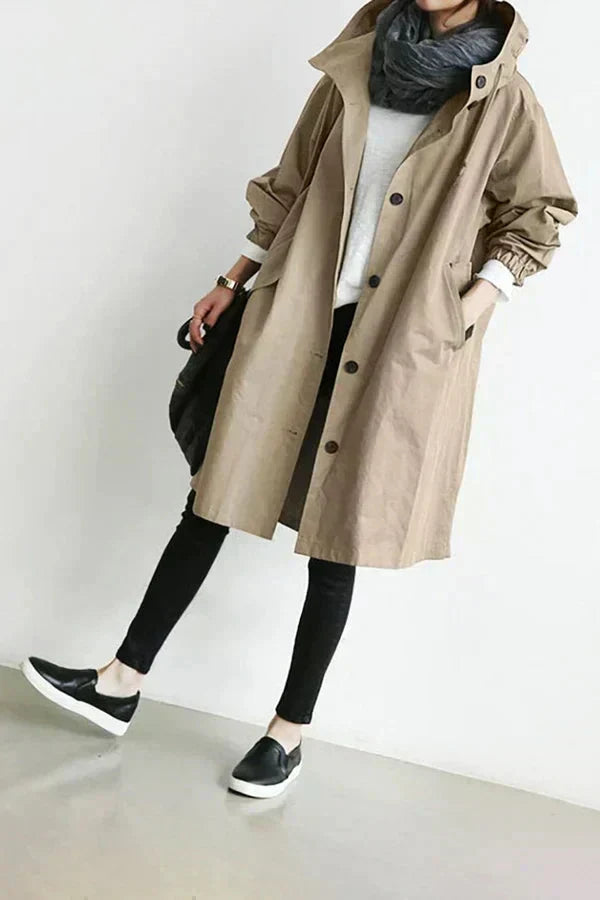 Dorothee – Elegant Water-Repellent Trench Coat