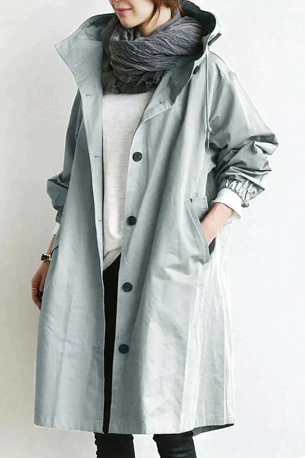 Dorothee – Elegant Water-Repellent Trench Coat