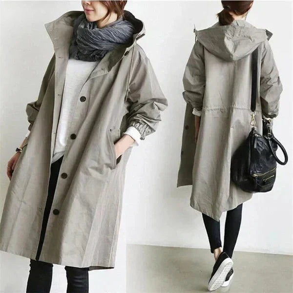 Dorothee – Elegant Water-Repellent Trench Coat